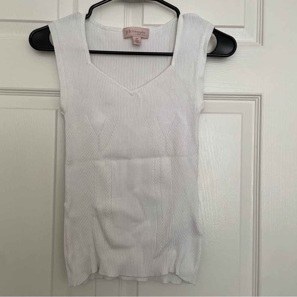 Philosophy Women's Classic White Tank Top